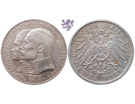 2 mark, 1904. Philipp I Ernst
