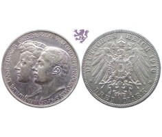3 mark, 1910. Wilheim&Feodora
