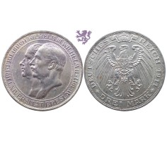 3 mark, 1911. Wilhelm II&Wilhelm III