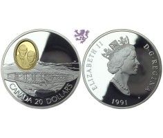 20 dollars, 1991. Canada