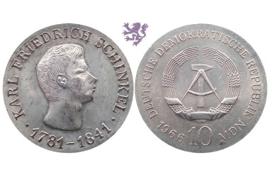 10 mark, 1966. Karl Friedrich