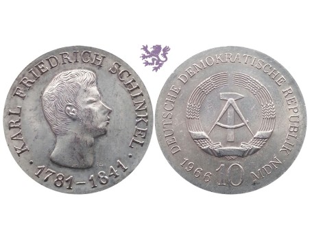 10 mark, 1966. Karl Friedrich