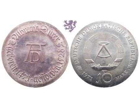 10 mark, 1971. Albrecht Durer