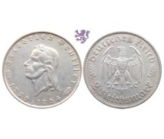2 Reichsmark, 1934. Friedrich Schiller
