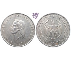 5 Reichsmark, 1934. Friedrich Schiller