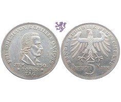 5 mark, 1955. Friedrich Schiller