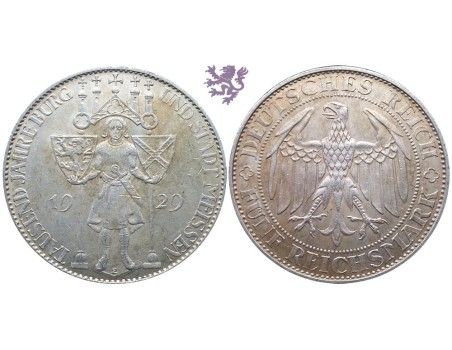5 mark, 1929. 1000 jahre Meissen