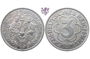 3 Reichsmark, 1927. Nordhausen