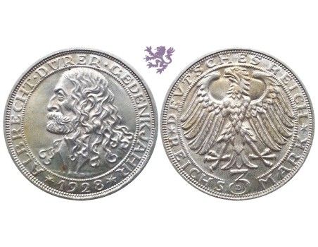 3 Reichsmark, 1928. Durer