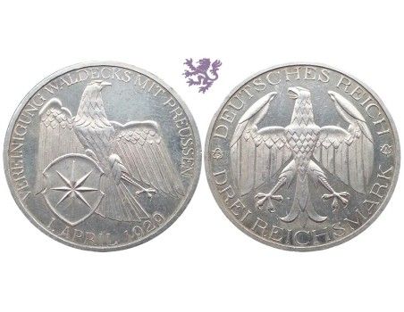 3 Reichsmark, 1929. Prussen