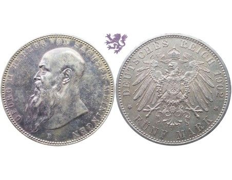 5 mark, 1902. Georg II
