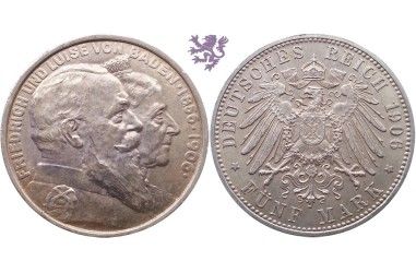 5 mark, 1906. Friedrich&Luise