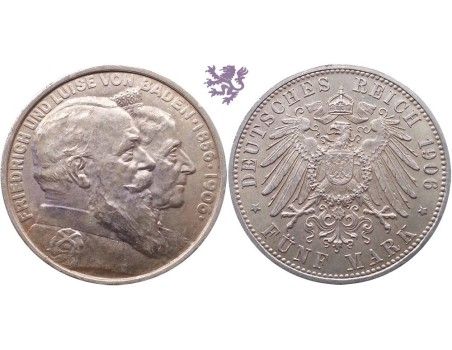 5 mark, 1906. Friedrich&Luise