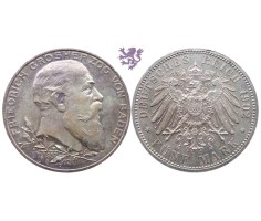 5 mark, 1902. Friedrih Groshezog Von Baden