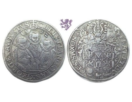1 thaler, 1592. The three brothers