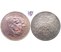 5 mark, 1915. Ernst I&Luise