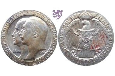 3 mark, 1910. Friedrich&Wilhelm III
