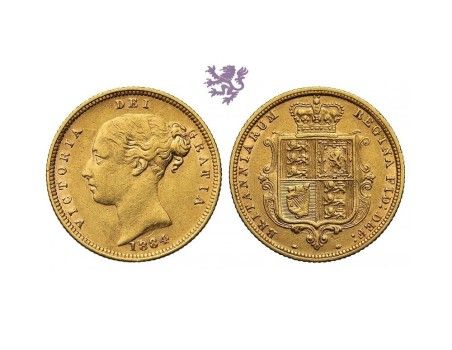 ½ Sovereign, 1884., Victoria