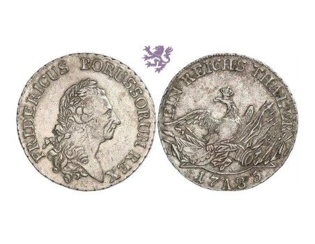 1 Reichsthaler, 1785A, Friedrich II, Berlin