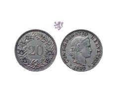 20 rappen, 1930.
