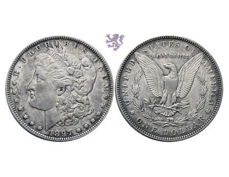 1 dollar, 1897. Morgan dollar
