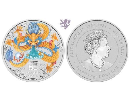 1oz, 2024. Year of the Dragon