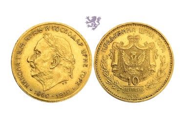 10 perpera, 1910., Nikola I, kraljevina