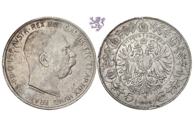 5 corona, 1909. Franc Jozef