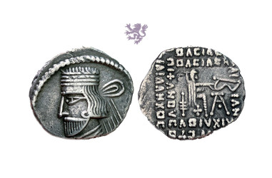 Vardanes I, 40-46. A.D., Drachm, Parthia