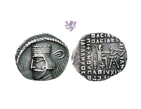 Vardanes I, 40-46. A.D., Drachm, Parthia
