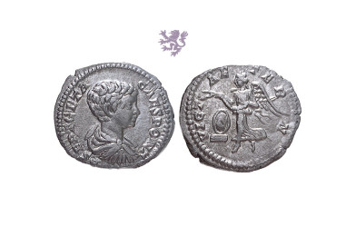 Geta, 200-202 A.D., AR Denarius