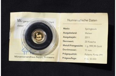 20 KWACHA, 2011., 50th Anniversary of the Krugerrand