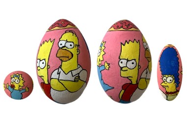 Simpsons wooden egg