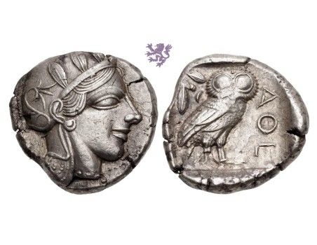Tetradrachm, 440-405. B.C., Attica