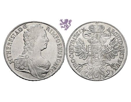 Maria Theresia 1740-1780. Thaler 1761, Wien