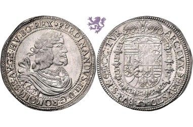 1 thaler, 1651. Ferdinand III