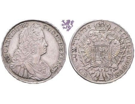 Thaler, 1738., Charles VI (Karl VI)