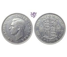 Half Crown, 1945. George VI
