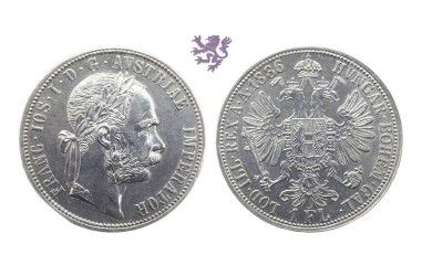 1 Florin, 1886. Franz Joseph
