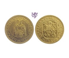 1 Dukat, 1925. Czech lion, St. Wenceslaus