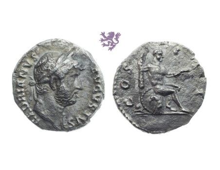Hadrian silver denarius