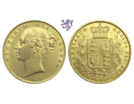 Sovereign, 1857. Victoria