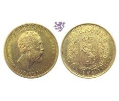 20 Kroner, 1886. Oscar II