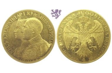 4 dukat, 1931. Aleksandar I, punca ptice