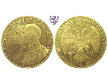 4 dukat, 1931. Aleksandar I, punca ptice