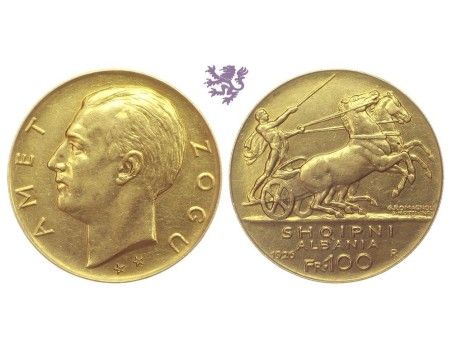 100 Franga, 1926. Ari - Zog I