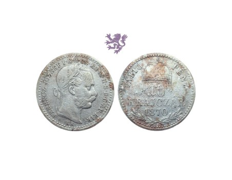 Franc Joseph 10 krajczar 1870 KB