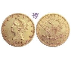 10 dollars, 1894.
