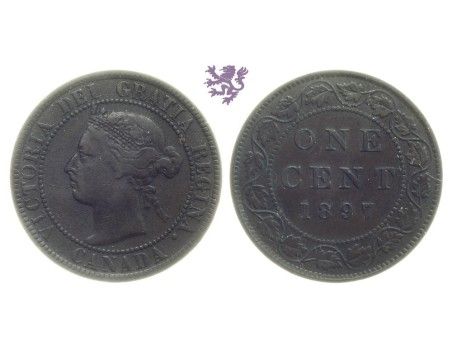 One cent, 1897. Victoria