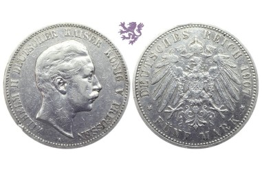 5 Mark, 1907. Wilhelm II